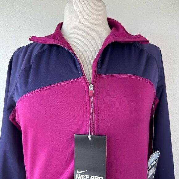 NWT Nike Pro Women’s Quarter Zip - Picture 2 of 7